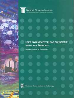 Users Involvement in R&D Consortia: Israel as a Showcase