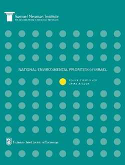 National Environmental Priorities of Israel (English Abstract 2001)