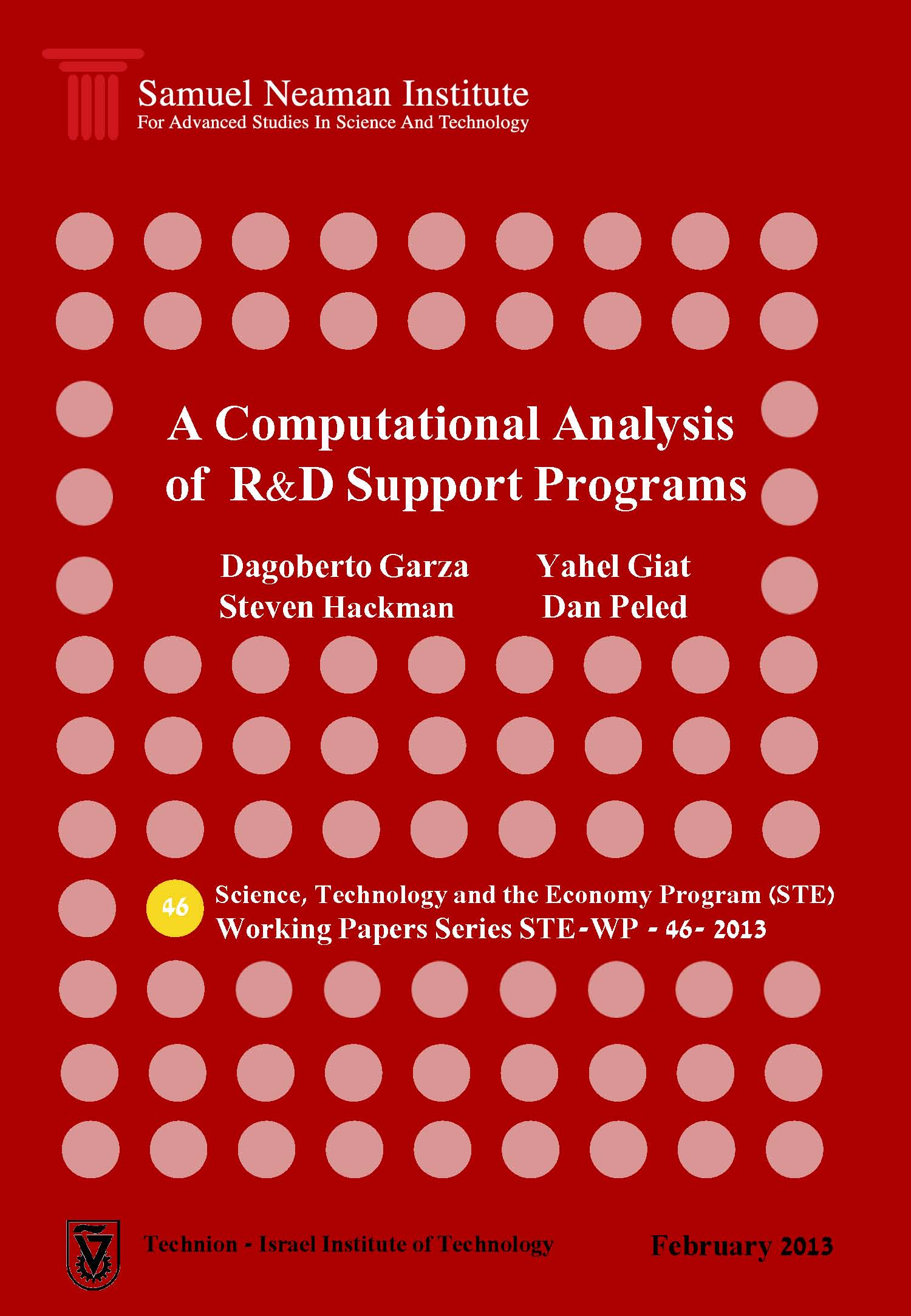 A Computational Analysis of R&D Support Programs