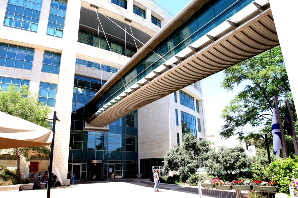HAIFA, ISRAEL - 23 MAY 2019: Faculty building in the Technion - Israel Institute of Technology which is considered to be one of the leading academic institution in Israel